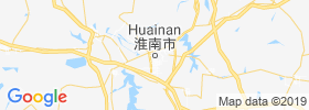 Huainan map